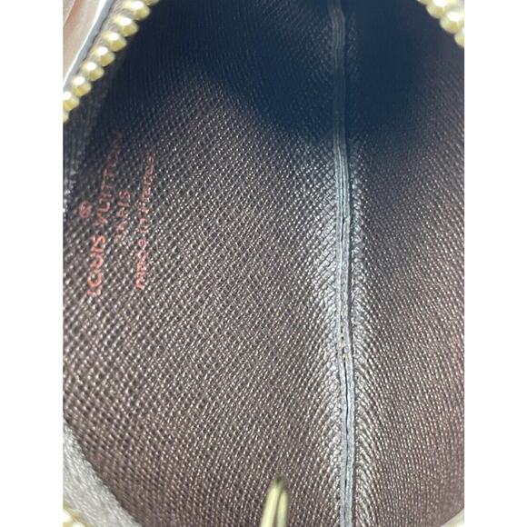 NEW LOUIS VUITTON Key Pouch Cles Damier Ebene Coin Card Wallet HOT GIFT - Picture 11 of 13